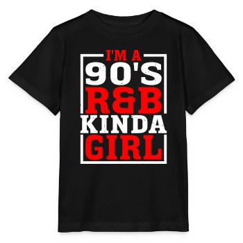 I'm A 90's R'b Kinda Girl 16 - Stanley/Stella MINI CREATOR Kids’ T-Shirt - black - Front - Mikhail (115cm)