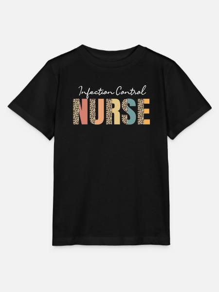 Hygiene Krankenschwester Leopardmuster - Stanley/Stella Kinder T-Shirt MINI CREATOR - Schwarz
