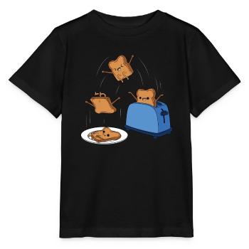 Toast - Stanley/Stella MINI CREATOR Kids’ T-Shirt - black - Front - Mikhail (115cm)