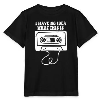 70s 80s Throwback I Have No Idea What This Is - Stanley/Stella MINI CREATOR Kids’ T-Shirt - black - Front - Mikhail (115cm)
