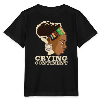 Afro Black Girl Pride Afro Girl Afrocentric - Stanley/Stella MINI CREATOR Kids’ T-Shirt - black - Front - Mikhail (115cm)