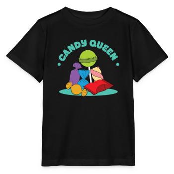 Süßigkeiten königin - Stanley/Stella Kinder T-Shirt MINI CREATOR  - Schwarz - Vorne - Mikhail (115cm)