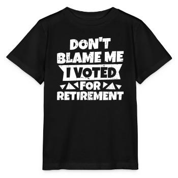 Pensioner pension - Stanley/Stella MINI CREATOR Kids’ T-Shirt - black - Front - Mikhail (115cm)