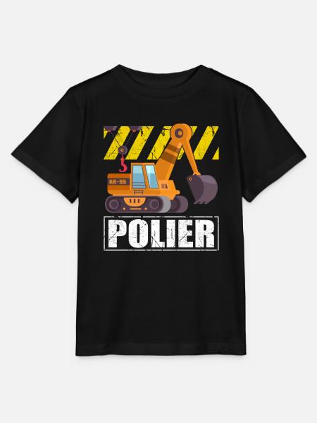 Polier Geschenkidee Baustelle - Stanley/Stella Kinder T-Shirt MINI CREATOR - Schwarz