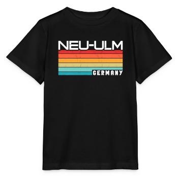 Neu Ulmerin Neu Ulmer Neu Ulm - Stanley/Stella Kinder T-Shirt MINI CREATOR  - Schwarz - Vorne - Mikhail (115cm)