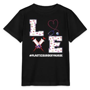 Plastische Chirurgie Krankenschwester - Stanley/Stella Kinder T-Shirt MINI CREATOR  - Schwarz - Vorne - Mikhail (115cm)