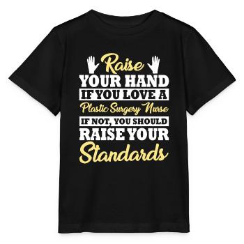 Lustige Krankenschwester Für Plastische Chirurgie - Stanley/Stella Kinder T-Shirt MINI CREATOR  - Schwarz - Vorne - Mikhail (115cm)