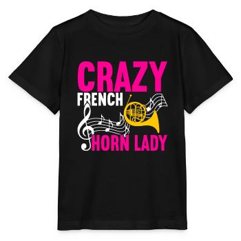 Cuivre à cor - T-shirt bio MINI CREATOR Stanley/Stella Enfant - noir - Devant - Mikhail (115cm)