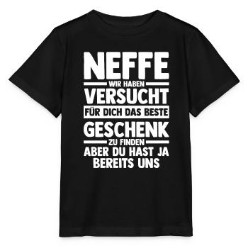 Neffe - Stanley/Stella Kinder T-Shirt MINI CREATOR  - Schwarz - Vorne - Mikhail (115cm)