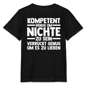 Nichte - Stanley/Stella Kinder T-Shirt MINI CREATOR  - Schwarz - Vorne - Mikhail (115cm)