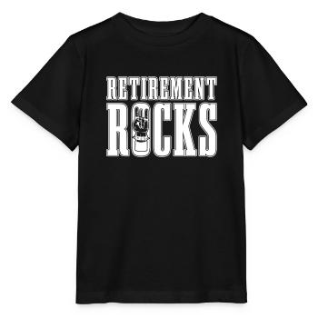 Pension de retraité Drôles de roches de retraite - T-shirt bio MINI CREATOR Stanley/Stella Enfant - noir - Devant - Mikhail (115cm)