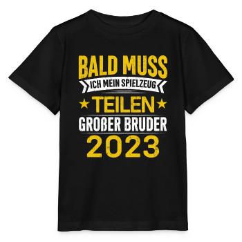 Spielzeug Große Schwester 2023 - Stanley/Stella Kinder T-Shirt MINI CREATOR  - Schwarz - Vorne - Mikhail (115cm)
