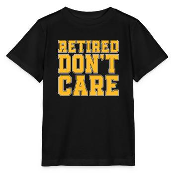 Pension de retraité frais retraité sans souci - T-shirt bio MINI CREATOR Stanley/Stella Enfant - noir - Devant - Mikhail (115cm)