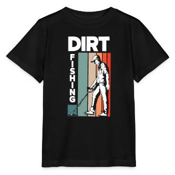 Détecteur de métaux à sondage amusant - T-shirt bio MINI CREATOR Stanley/Stella Enfant - noir - Devant - Mikhail (115cm)