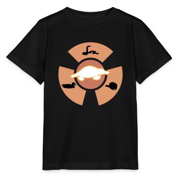 Schnabeltier Hybrid Platypus - Stanley/Stella MINI CREATOR Kids’ T-Shirt - black - Front - Mikhail (115cm)