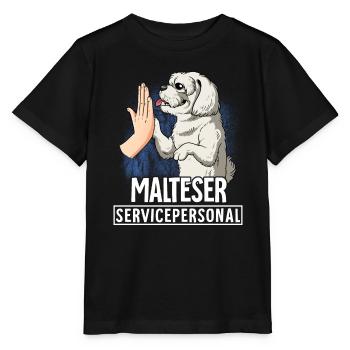Malteser - Stanley/Stella Kinder T-Shirt MINI CREATOR  - Schwarz - Vorne - Mikhail (115cm)