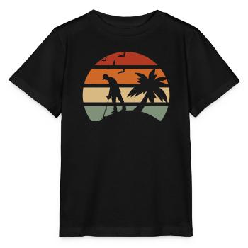 Détecteur de métaux à sondage amusant - T-shirt bio MINI CREATOR Stanley/Stella Enfant - noir - Devant - Mikhail (115cm)