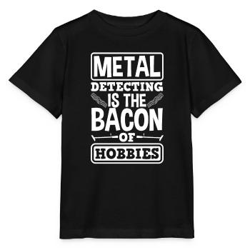 Détecteur de métaux à sondage amusant - T-shirt bio MINI CREATOR Stanley/Stella Enfant - noir - Devant - Mikhail (115cm)