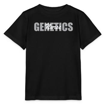 Conception d’infirmière en génétique - T-shirt bio MINI CREATOR Stanley/Stella Enfant - noir - Devant - Mikhail (115cm)