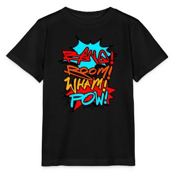 Bulles de discours de bande dessinée - T-shirt bio MINI CREATOR Stanley/Stella Enfant - noir - Devant - Mikhail (115cm)
