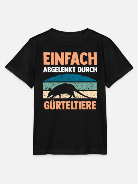 Gürteltier - Stanley/Stella Kinder T-Shirt MINI CREATOR  - Schwarz