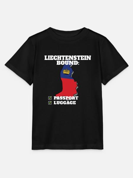Liechtenstein Bound Country Travel - Stanley/Stella Kinder T-Shirt MINI CREATOR  - Schwarz