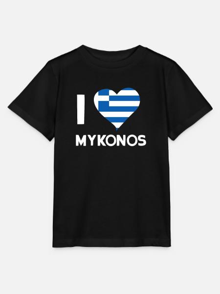 Mykonos - Stanley/Stella Kinder T-Shirt MINI CREATOR - Schwarz