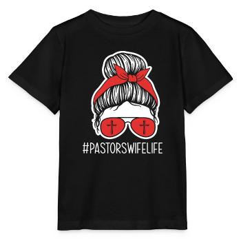 Pasteur Pasteur Épouse Vie - T-shirt bio MINI CREATOR Stanley/Stella Enfant - noir - Devant - Mikhail (115cm)