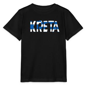 Kreta - Stanley/Stella Kinder T-Shirt MINI CREATOR  - Schwarz - Vorne - Mikhail (115cm)