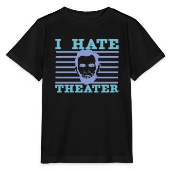 Abraham Lincoln Theater Theatre Histoire des États-Unis - T-shirt bio MINI CREATOR Stanley/Stella Enfant - noir - Devant - Mikhail (115cm)