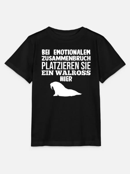 Walross - Stanley/Stella Kinder T-Shirt MINI CREATOR - Schwarz