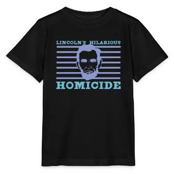Abraham Lincoln Theater Theatre Histoire des États-Unis - T-shirt bio MINI CREATOR Stanley/Stella Enfant - noir - Devant - Mikhail (115cm)