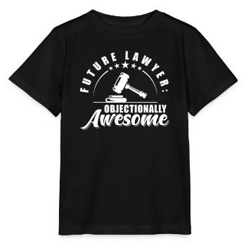 Future Lawyer Objection - Stanley/Stella MINI CREATOR Kids’ T-Shirt - black - Front - Mikhail (115cm)