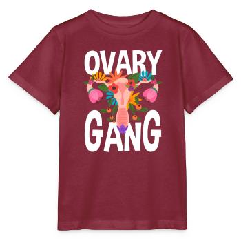 Feminism Feminist - Stanley/Stella MINI CREATOR Kids’ T-Shirt - burgundy - Front - Kain (125cm)