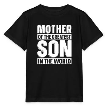 Maman Mère La plus grande - T-shirt bio MINI CREATOR Stanley/Stella Enfant - noir - Devant - Mikhail (115cm)
