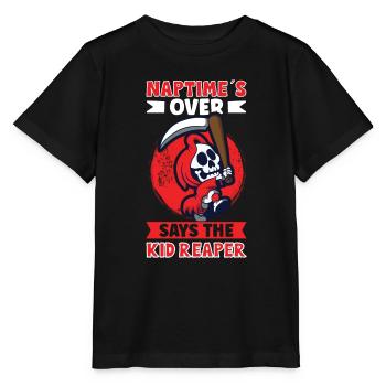 Drôle de faucheuse effrayante, homme mort - T-shirt bio MINI CREATOR Stanley/Stella Enfant - noir - Devant - Mikhail (115cm)