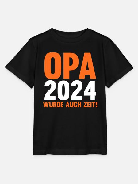 Werdender Opa 2039 - Stanley/Stella Kinder T-Shirt MINI CREATOR  - Schwarz