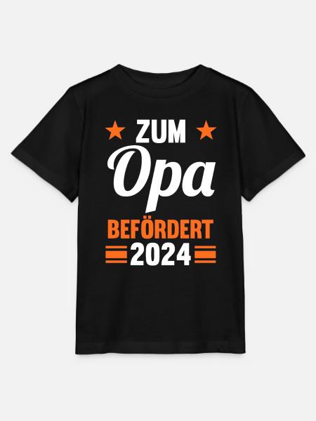 Werdender Opa 2042 - Stanley/Stella Kinder T-Shirt MINI CREATOR - Schwarz