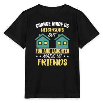 Neighbor Friends Neighborhood - Stanley/Stella MINI CREATOR Kids’ T-Shirt - black - Front - Mikhail (115cm)