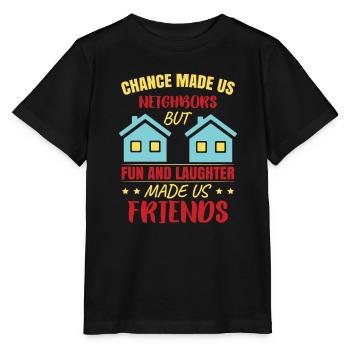 Amis Voisin Ville Banlieue Maison Home - T-shirt bio MINI CREATOR Stanley/Stella Enfant - noir - Devant - Mikhail (115cm)