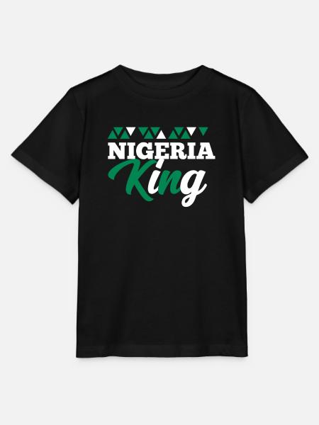Nigeria - Stanley/Stella Kinder T-Shirt MINI CREATOR - Schwarz
