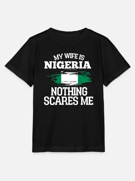 Nigeria - Stanley/Stella Kinder T-Shirt MINI CREATOR - Schwarz