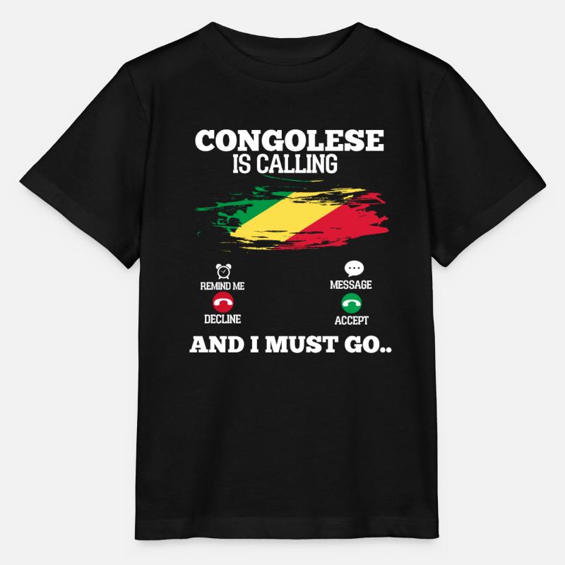 Congo - T-shirt bio MINI CREATOR Stanley/Stella Enfant - noir