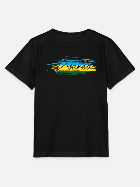 Rwanda - Stanley/Stella Kinder T-Shirt MINI CREATOR - Schwarz