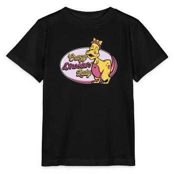 Dinosaure adulte dinosaure - T-shirt bio MINI CREATOR Stanley/Stella Enfant - noir - Devant - Mikhail (115cm)