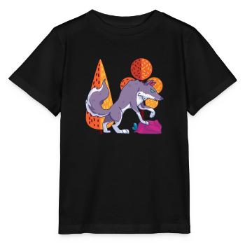 Wolf Great - Stanley/Stella MINI CREATOR Kids’ T-Shirt - black - Front - Mikhail (115cm)