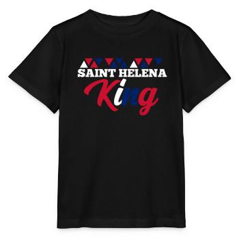 Saint Helena - Stanley/Stella MINI CREATOR Kids’ T-Shirt - black - Front - Mikhail (115cm)