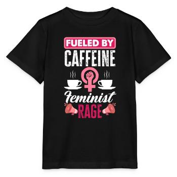 Feminismus Feministin - Stanley/Stella Kinder T-Shirt MINI CREATOR  - Schwarz - Vorne - Mikhail (115cm)