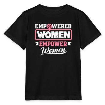 Feminismus Feministin - Stanley/Stella Kinder T-Shirt MINI CREATOR  - Schwarz - Vorne - Mikhail (115cm)