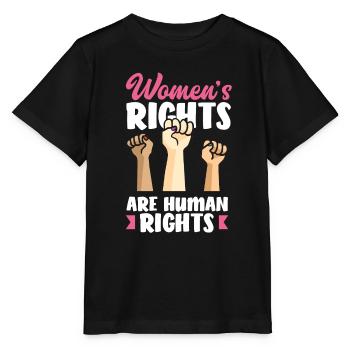 Feminismus Feministin - Stanley/Stella Kinder T-Shirt MINI CREATOR  - Schwarz - Vorne - Mikhail (115cm)